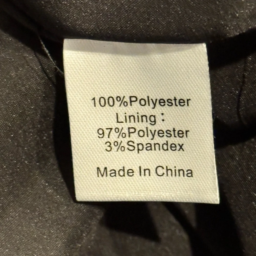 Tuckernuck Dalia Dress Black Organza & Feather Trim A-Line Size M NWT - Picture 9 of 9